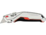 Ніж з висувним трапецієподібним лезом YATO YT-75204, SK5, 1+4 леза