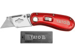 Ніж з трапецієподібним лезом YATO YT-7534, 150 мм, 5 запасних лез