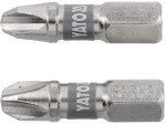 Набор бит Phillips PH3 25 мм YATO YT-78002, 1/4", S2, 2 шт