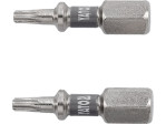 Набор бит Torx T10 25 мм YATO YT-78011, 1/4", S2, 2 шт