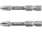 Набор бит Phillips PH2 50 мм YATO YT-78021, 1/4", S2, 2 шт