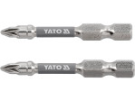 Набор бит Pozidriv PZ1 50 мм YATO YT-78023, 1/4", S2, 2 шт