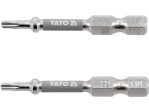 Набор бит Torx T10 50 мм YATO YT-78031, 1/4", S2, 2 шт