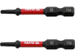 Набор бит ударных Torx T10 1/4" 50 мм YATO YT-78051, S2, 2 шт