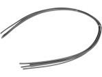Стержни из ПВХ для сварки/пайки пластика YATO: 2.5 x 5 мм, L= 1 м, при t=400°C, 5 шт (YT-82306)