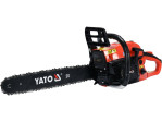 Пила ланцюгова бензинова YATO YT-84910, 56,5 см³, 2,5 кВт, шина 20"