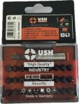 Набір насадок викруткових USH Industry : 1/4" з тримачем, Torx, HEX, Spaner, Try-wing. Torq, 31 ел (U0006908)
