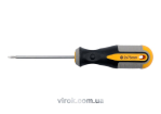Викрутка плоска VOREL : SL2 х 75 мм. Cr-V [12/96/384]
