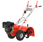 Культиватор бензиновий YATO: двигун- 6,5 КС, ширина борозни- 41 см, глибина- 254 мм, бак-1,2л