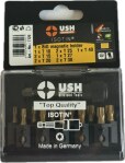 Набір насадок викруткових Isotin USH: 1/4", T10, T15, T20, T25, Т27, T30, T40 магнітн тримач, 12 ел. (U0007120)
