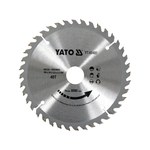 Диск пиляльний по дереву з победітовими напайками YATO: d= 190/30 мм t= 2,2 мм, 40 зубців t= 3,2 мм YT-60489