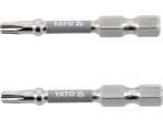 Насадка викруткова YATO TORX T20 х 50 мм. HEX 1/4", покрита нікелем, 2 шт.[10]