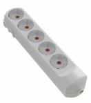 Колодка мережева VIROK: з 5 гніздами із заземленням