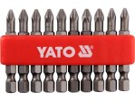 Биты Phillips PH2 50 мм YATO YT-0478, хвостовик 1/4", 10 шт