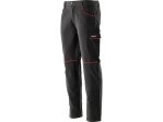 Брюки рабочие COMFY YATO YT-79243, черные с красным, размер L/XL YT-79243
