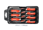 Набір викруток прецизійних YATO : SL2-3 мм, PH(2), "TORX"(3), L= 50 мм. 7 шт. [6/36]