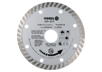 Диск відрізний алмазний VOREL : TURBO Ø= 115 мм [20/200]