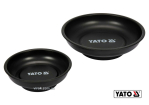 Миски магнітні круглі YATO : Ø= 150 і 108 мм, 2 шт [6/24]