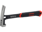 Молоток сталевий монолітний YATO з цвяходером, m= 500 г [6/18]
