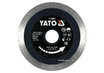 Диск відрізний алмазний по гресу, склу, кераміці YATO Ø=115х1.6х10х22.2 мм,в мокрому режимі [20/200]