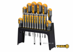 Набір викруток VOREL : SL, PH, TORX, Cr-V, 18 шт [10/120]