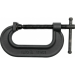 Струбцина YATO з гвинтовим затиском, тип "C" : l= 100 мм (4") [6/12]