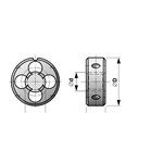 Плашка М25х1 HSS (Р6М5) DIN 22568 CZTOOL INT-Hb1cfc935