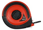 Рулетка вимірювальна скловолоконна YATO : L= 30 м, b= 15 мм, ручне змотування, закритий корпус