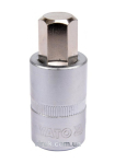 Головка торцева YATO квадрат 1/2 HEX M14, L= 55 мм [40/160]