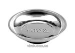 Миска з магнітним дном YATO, Ø=150мм [12/48]