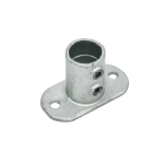 Фланець опорний NORMA: для труб Ø= 42,4 мм платформа 139х 72 мм, h= 84 мм з ковкого чавуну