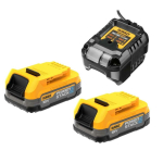 Аккумулятор DeWalt 18V 1,7Ah POWERSTACK 2шт + Зарядное устройство DCB1102E2-QW