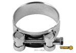 Хомут сталевий, з гвинтовим затискачем GBS W1 VOREL : Ø= 56-59/ 22 мм, оцинкований [100]