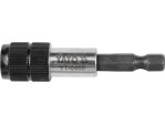Держатель бит быстросъемный 1/4" YATO YT-0468, 60 мм, нержавеющая сталь