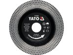 Диск алмазный отрезной по керамике 125х22,2 мм YATO YT-59973, сухой рез