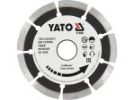 Диск алмазный отрезной сегментный 115х22,2 мм YATO YT-6002, сухой рез