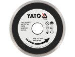 Диск алмазный отрезной сплошной 115х22,2 мм YATO YT-6012, мокрый рез YT-6012