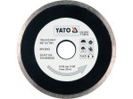 Диск алмазный отрезной сплошной 125х22,2 мм YATO YT-6013, мокрый рез