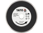 Диск алмазный отрезной сплошной 180х25,4 мм YATO YT-6016, мокрый рез YT-6016