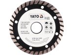 Диск алмазный отрезной турбо 115х22,2 мм YATO YT-6022, сухой и мокрый рез YT-6022