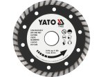 Диск алмазный отрезной турбо 125х22,2 мм YATO YT-6023, сухой и мокрый рез