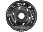 Диск-фреза шлифовальный выпуклый 120×6 мм YATO YT-59180, посадка 22,2 мм, насечка №1 YT-59180