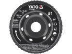 Диск-фреза шлифовальный выпуклый 120×12 мм YATO YT-59182, посадка 22,2 мм, насечка №1 YT-59182