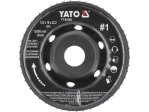 Диск-фреза шлифовальный выпуклый 120×18 мм YATO YT-59184, посадка 22,2 мм, насечка №1 YT-59184
