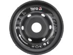 Диск-фреза шлифовальный дугообразный 120×13 мм YATO YT-59155, посадка 22,2 мм, насечка №1 YT-59155