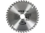 Диск пильный по дереву твердосплавный YATO YT-6067, 210х40T×30 мм