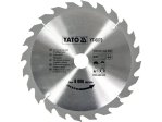 Диск пильный по дереву твердосплавный YATO YT-6070, 250х24T×30 мм YT-6070