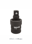 Подовжувач карданний ударний YATO : квадрат 3/4", L= 102 мм [8/32]