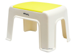 Табурет пластиковий VOREL з жовто-зеленою площиною, 30 х 20 х 21 см