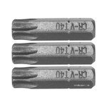 Насадка викруткова STHOR : TORX T40 x 25 мм, HEX 1/4", Cr-V, 3 шт (DW) 65498